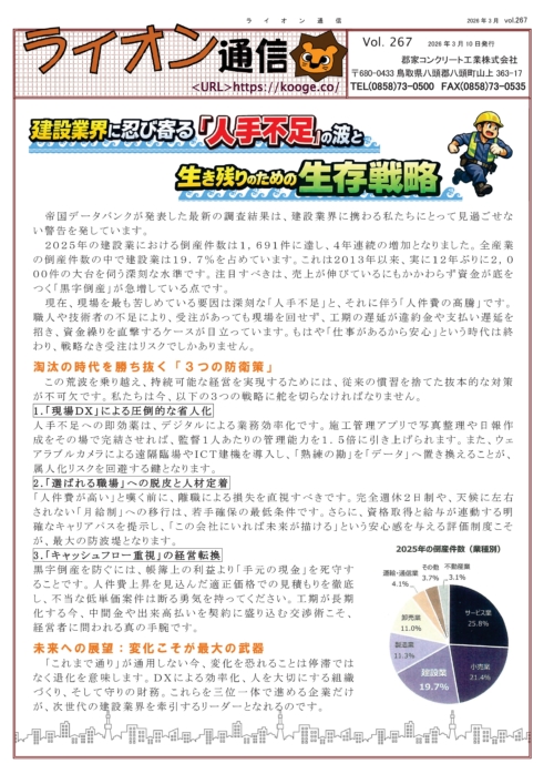 建設業界に忍び寄る「人手不足」の波と生き残りのための生存戦略/かんたん側溝(固定蓋タイプ)のサムネイル